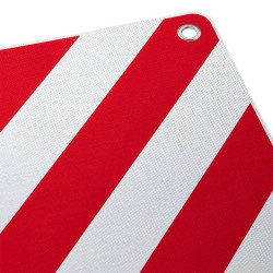 Flexibles Warntafel 50 x 50 cm für Italien + Spanien/Portugal